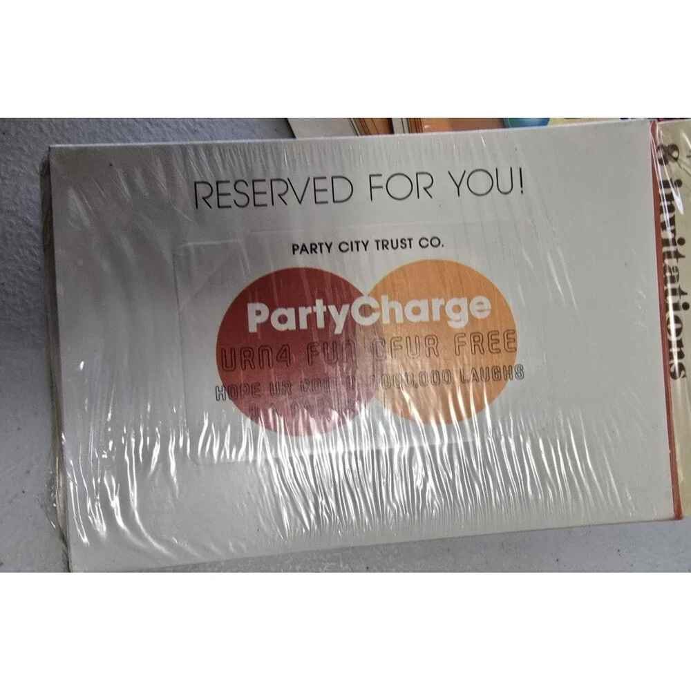 Vintage Hallmark Party Invitations 10 Packs Varity USA